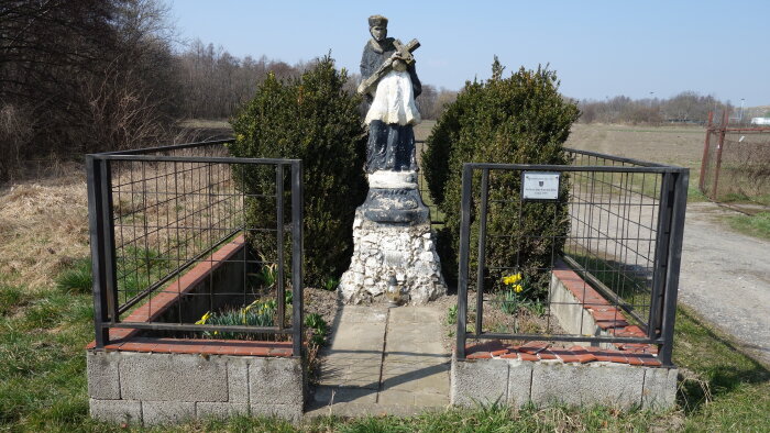 Statue of St. Ján Nepomucký - Cífer-1