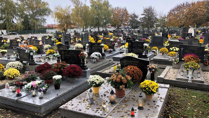 Friedhof mit Kreuz und Trauerhaus - Voderady-10