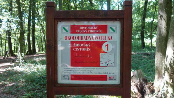 Historical educational trail with posted information Okolohradná potulka - Častá-1