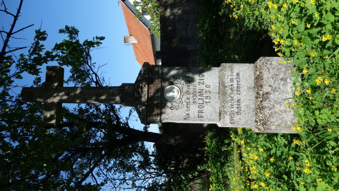 Cross on the former cemetery - Doľany-3