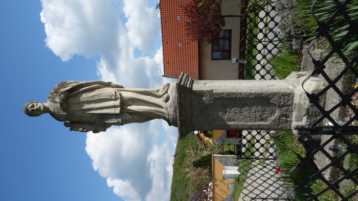 Statue des hl. František Xaverský - Častá-4