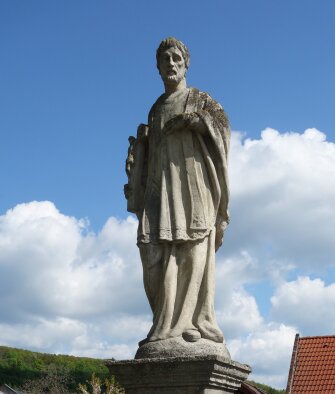 Statue des hl. František Xaverský - Častá-3