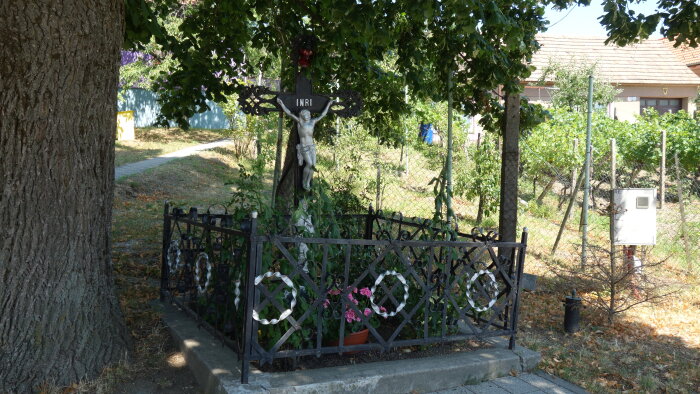 Cross in the village of Častá-1
