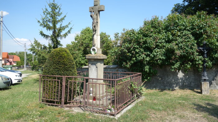 Kříž u hřbitova - Častá-2