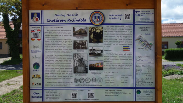 Educational trail Chotárom Ružindola - Ružindol-1