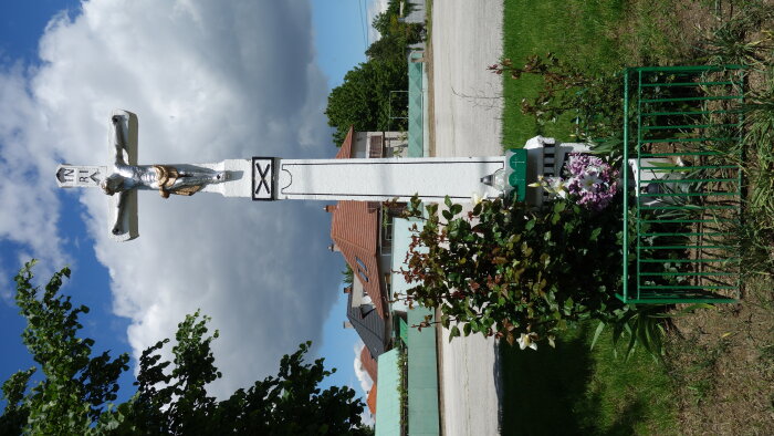 Cross in the village, lower end - Ružindol-3