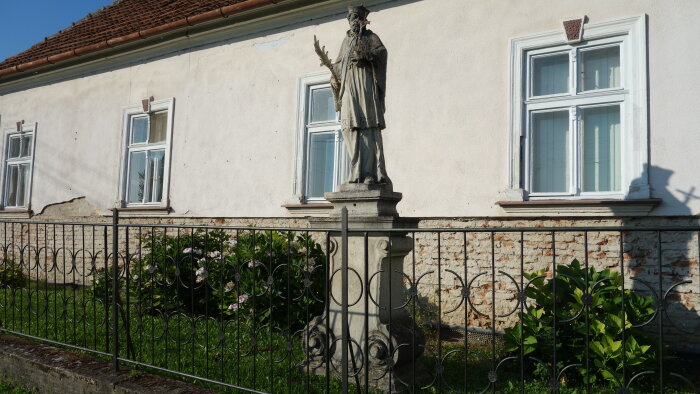 Statue of St. Ján Nepomucký - Ružindol-2