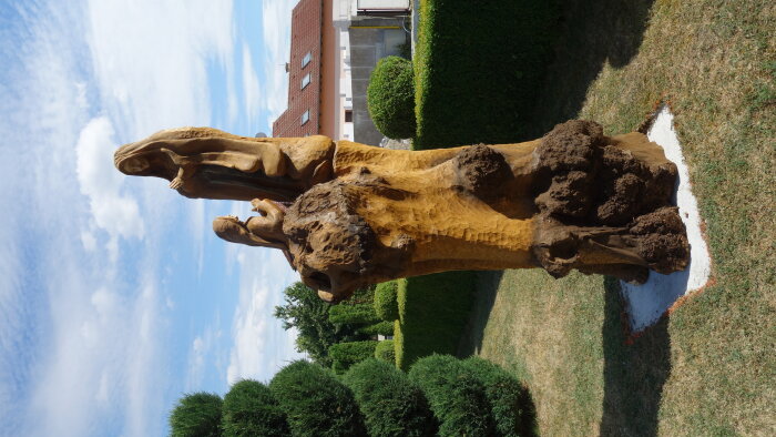 Sculpture of the Virgin Mary of Lourdes and St. Bernadette - Cífer part Jarná-2