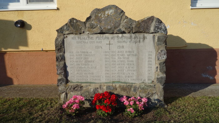 Pomník Obetiam 1. svetovej vojny - Dlhá-1