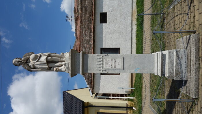 Statue of St. Vendelína - Báhoň-4