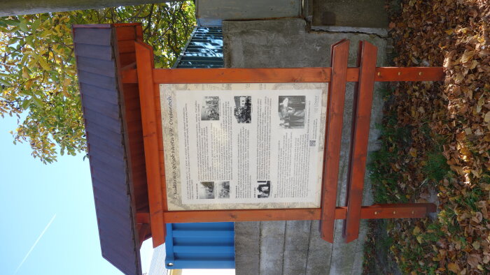 Information panels near the church - Horné Orešany-5