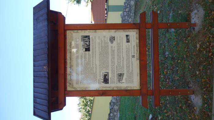 Information panels near the church - Horné Orešany-6