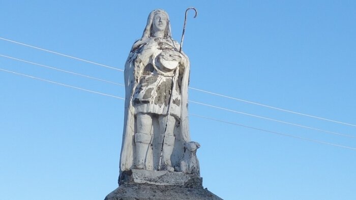 Statue of St. Vendelína - Lošonec-2