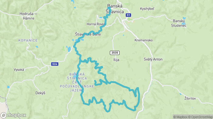 1. route Banská Štiavnica - Sitno and back. OS 2022 Energy on wheels-1