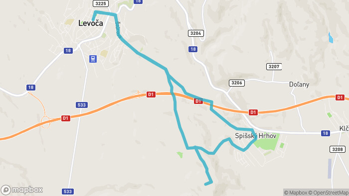 0. trasa Levoča - Rozhledna Odorica na Medvědím vrchu. OS 2022 Energie na kolech-1